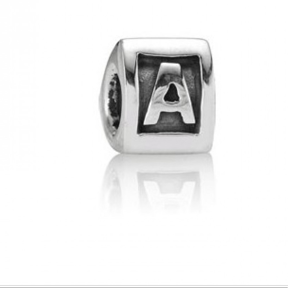 Retired Pandora block letter A